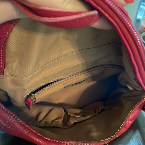 Sak red leather crossbody bag - Picture 2 of 12
